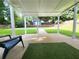 Covered patio overlooking the backyard at 2913 Jordan Forest Trl, Lawrenceville, GA 30044