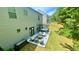 A relaxing backyard featuring a hot tub and a cozy seating area on the patio at 109 Red Fox Dr, Dallas, GA 30157
