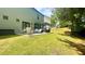 Enjoy the serene backyard space with a charming patio and a lush green lawn at 109 Red Fox Dr, Dallas, GA 30157