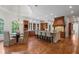 Open-concept kitchen with a large island, bar seating, and an adjacent breakfast area, perfect for Gathering dining at 4634 Whitestone Way, Suwanee, GA 30024