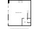 A clear basement floor plan featuring recreation room and bath at 4771 Summerwood Se Dr, Smyrna, GA 30126