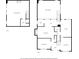 Floor plans of both levels showing layout of rooms at 4771 Summerwood Se Dr, Smyrna, GA 30126