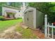 Exterior shot showing a storage shed in the backyard of the home at 4771 Summerwood Se Dr, Smyrna, GA 30126