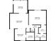 View of the detailed floor plan of a home with measurements of rooms and layout at 58 Monet Nw Ct, Atlanta, GA 30327