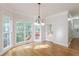 Cozy breakfast nook with large windows and hardwood floors at 1172 Oakhurst Trl, Lawrenceville, GA 30043