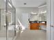 The bathroom includes a glass shower, garden tub, and a spacious vanity area at 130 Holly Reserve Pkwy, Canton, GA 30114