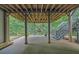 View from the patio to the beautiful wooded backyard, perfect for relaxing at 130 Holly Reserve Pkwy, Canton, GA 30114