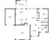 Detailed floor plan showcasing the layout of the home, including room dimensions and placement at 2213 Independence Ln, Buford, GA 30519