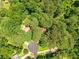 View of cul-de-sac in wooded area with homesites at 5848 Kingswood Ct, Norcross, GA 30093