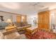 Comfortable living room showcasing hardwood floors and wood accents at 5848 Kingswood Ct, Norcross, GA 30093