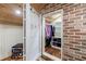 Walk-in closet features custom shelving and hanging space, behind a hidden door at 27 S Avondale Rd, Avondale Estates, GA 30002
