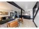 Open-concept living area boasts a kitchenette, inviting seating, and easy outdoor access at 27 S Avondale Rd, Avondale Estates, GA 30002