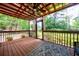 Relaxing screened porch featuring wood floors and tranquil backyard scenery at 27 S Avondale Rd, Avondale Estates, GA 30002