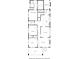 Detailed floor plan showcasing the layout of the home, including bedrooms, bathrooms, and living spaces at 626 Elmwood Ne Dr, Atlanta, GA 30306