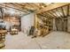 Unfinished basement space with exposed ceiling, ready to be transformed into your dream space at 601 Laurel Xing, Canton, GA 30114
