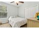 Bedroom with a double bed, carpet, closet and natural light from window at 601 Laurel Xing, Canton, GA 30114
