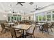 Meeting space filled with tables and chairs, recessed lighting and natural light at 601 Laurel Xing, Canton, GA 30114