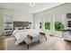 Bright and airy bedroom with a large window and modern decor at 1301 Peachtree Ne St # 4L, Atlanta, GA 30309