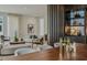 Open-concept living area with elegant furnishings and modern design at 1301 Peachtree Ne St # 4L, Atlanta, GA 30309