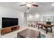 Open loft area featuring a media center, seating, and workspace at 2 Whites Pond Rd, Moreland, GA 30259
