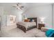 Main bedroom with en suite bathroom including double doors and tub at 2 Whites Pond Rd, Moreland, GA 30259