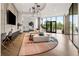 Bright lobby with modern decor, seating areas, and floor-to-ceiling windows offering scenic views at 788 W Marietta Nw St # 308, Atlanta, GA 30318