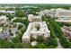 Aerial view features a well-maintained building with a courtyard pool and close proximity to shopping at 384 Ralph Mcgill Ne Blvd # 123, Atlanta, GA 30312