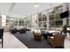 A stylish condo lounge with floor-to-ceiling windows, offering comfortable seating and natural light for relaxation at 384 Ralph Mcgill Ne Blvd # 123, Atlanta, GA 30312