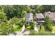 Aerial view of the home showing neighborhood, landscaping, and architectural style at 1433 Wessyngton Ne Rd, Atlanta, GA 30306