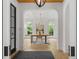 Elegant foyer showcasing hardwood floors and arched entryways at 1433 Wessyngton Ne Rd, Atlanta, GA 30306