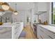 Gourmet kitchen with marble countertops, stainless steel appliances, and hardwood floors at 1433 Wessyngton Ne Rd, Atlanta, GA 30306