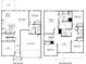 Detailed floor plan showcasing the layout of this home's two floors, including five bedrooms and multiple bathrooms at 1921 Fairchild Ln, Grayson, GA 30017