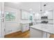 Open kitchen featuring stainless steel appliances, granite countertops and subway tile backsplash at 1703 Barrett Nw Dr, Atlanta, GA 30318