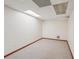 Carpeted basement area offers potential for a recreation or media room at 2110 Waterloo Cir, Lawrenceville, GA 30043