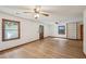 Bright room with hardwood floors, natural light, and a back door at 2110 Waterloo Cir, Lawrenceville, GA 30043