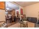 Open floor plan: A dining area is off to the side of a living room at 265 Forest Lake Dr, Covington, GA 30016