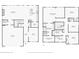 Detailed floor plans featuring rooms, bathrooms, dimensions for space planning on two levels at 386 Tallulah Ln, Grayson, GA 30017