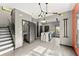 Stylish kitchen featuring modern lighting, stainless appliances, and a large island at 1902 Memorial Se Dr, Atlanta, GA 30317