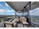 Spacious balcony with ample seating and stunning city views at 3344 Peachtree Ne Rd # 3504, Atlanta, GA 30326