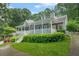 Beautiful home showcasing a spacious front porch, brick accents, and well-maintained lawn at 3358 Lake Dr, Lawrenceville, GA 30044