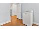 Practical laundry area with a washing machine and easy access to other parts of the home at 3358 Lake Dr, Lawrenceville, GA 30044