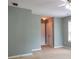 Neutral bedroom featuring gray walls, carpet floors, and a ceiling fan at 1504 Terminal Ct, Mcdonough, GA 30252