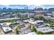 Aerial view of Chattahoochee Works in Atlanta, with buildings, parking, landscaping, and the city skyline at 2653 W Main Nw St, Atlanta, GA 30318