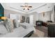 Open Primary bedroom with tray ceilings, ceiling fan, and Bedroom area at 2653 W Main Nw St, Atlanta, GA 30318