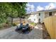 Landscaped backyard featuring a garden and cozy seating area at 289 Westland Sw Way, Marietta, GA 30064
