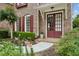 A beautiful entrance and walkway to the front door of the home at 4046 Newhaven Ne Cir, Atlanta, GA 30319