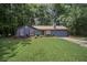 Charming single-story home with a manicured front lawn and classic curb appeal at 539 Karen Dr, Alpharetta, GA 30009