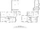 Floor plan illustrates the layout of this home with detailed room dimensions and total square footage at 3134 Hudson Pond Ln, Marietta, GA 30062