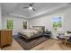 Tranquil bedroom with tray ceiling, natural light, and ample space at 1863 Wicks Valley Ne Dr, Marietta, GA 30062