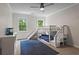 bedroom featuring a unique bunk bed with a slide and carpeted floors at 1863 Wicks Valley Ne Dr, Marietta, GA 30062